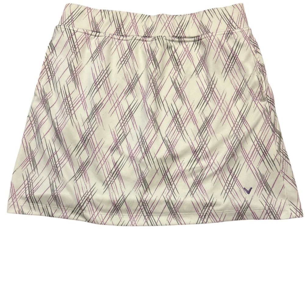 Calloway Purple/White Tennis Skirt Size Medium